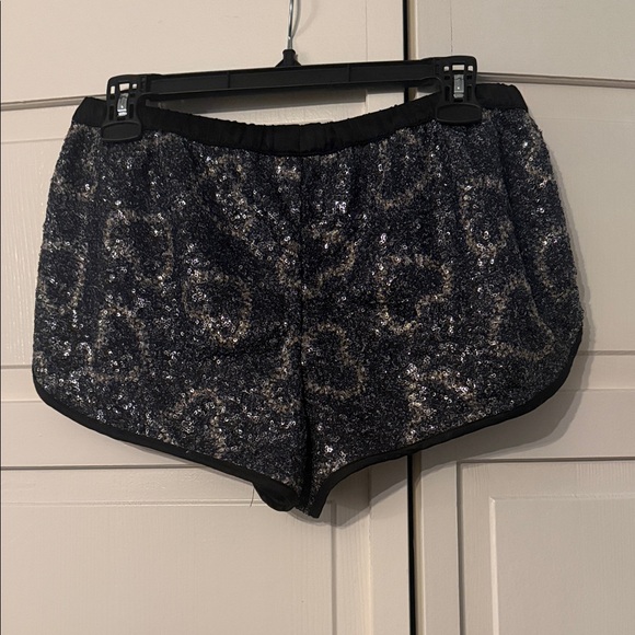 Victoria's Secret Black Sequin Pajama Shorts - Picture 2 of 3